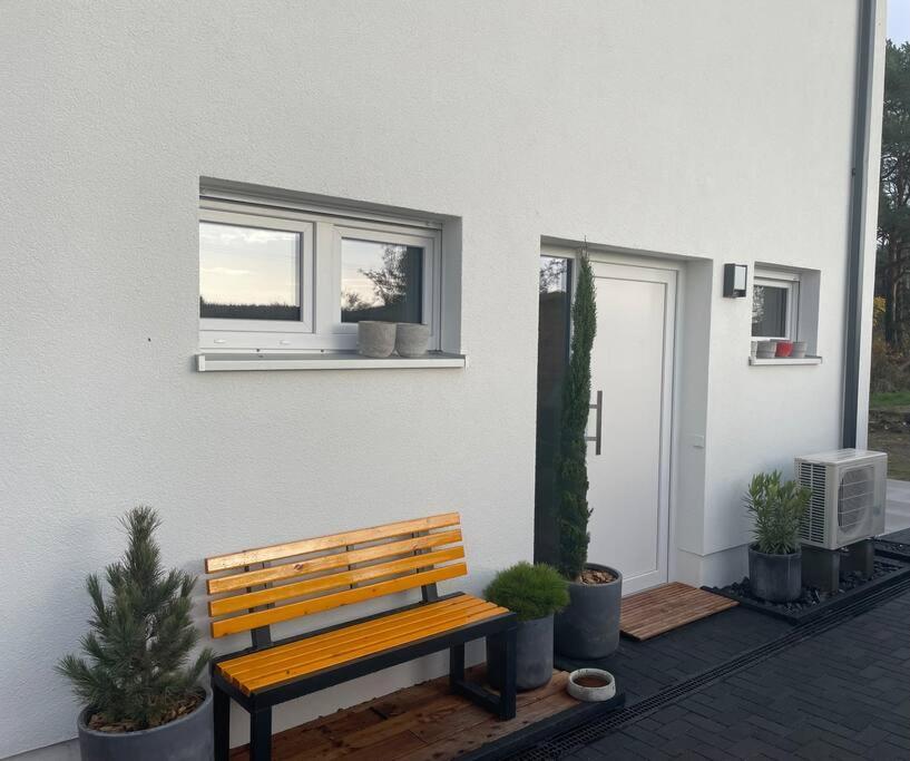 Modernes Ferienhaus Mit 3 Schlafzimmern In Der Naehe Vom Scharmuetzelsee Wendisch Rietz Exterior foto